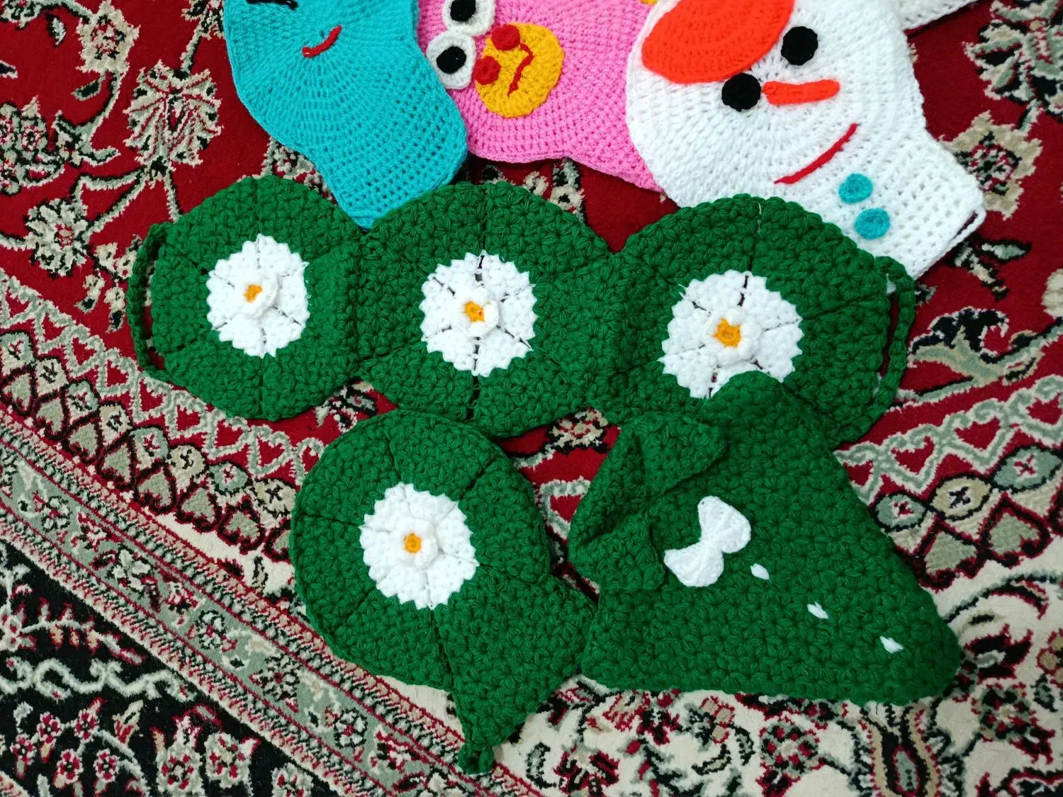 بافتنی لیف و دستگیره|صنایع دستی و سایر لوازم تزئینی|تالش, هشتپر|دیوار