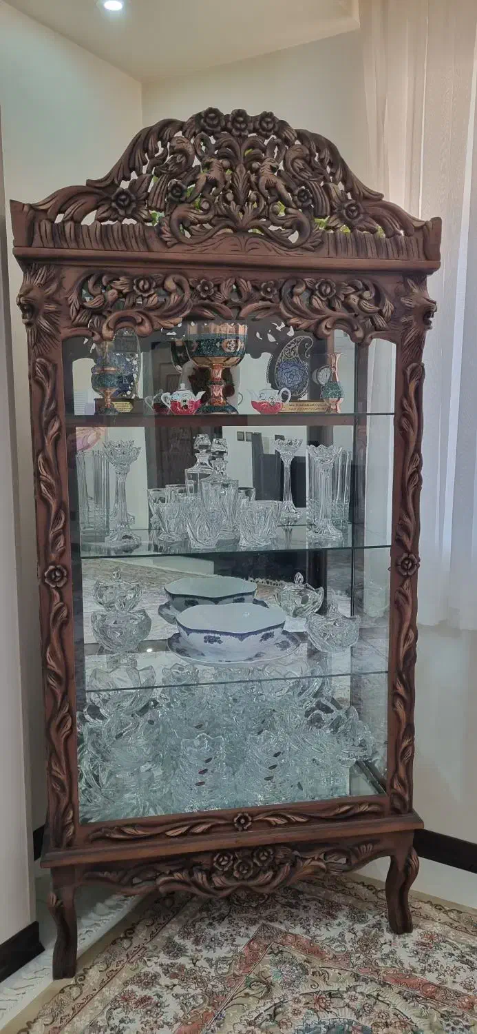 ویترین منبت کله شیری سفارشی|بوفه، ویترین، کنسول|اصفهان, وحید|دیوار