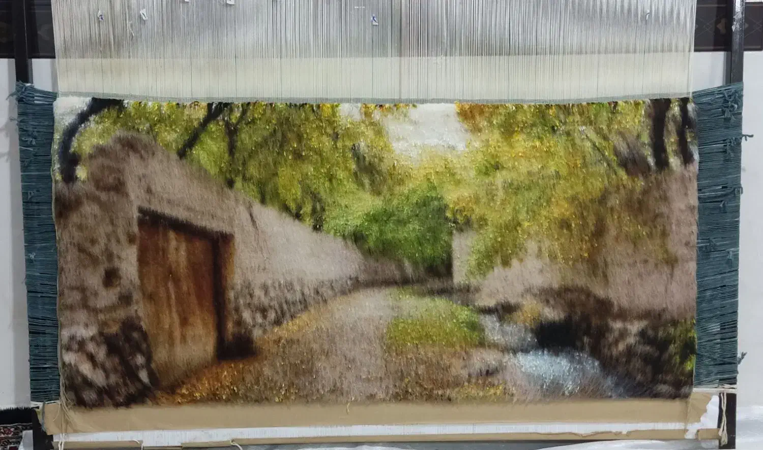 تابلو فرش دستباف با بالاترین دستمزد|تابلو فرش|سنندج, |دیوار