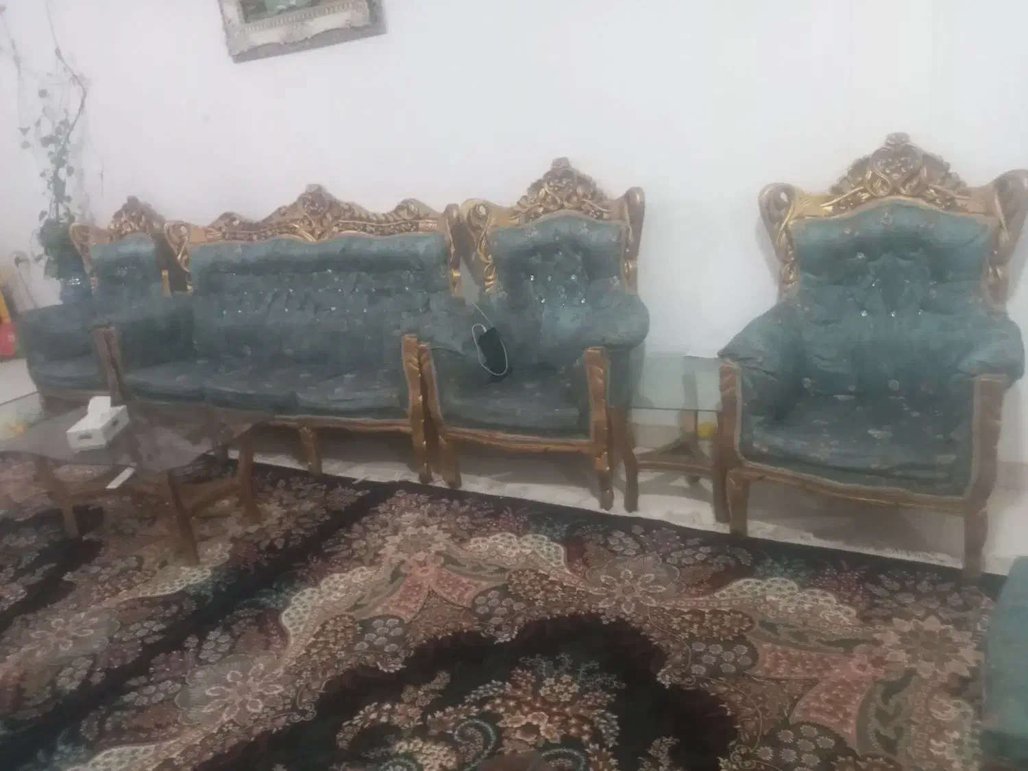 مبلمان سلطنتی ۹نفری. فوری فوری|مبلمان خانگی و میز عسلی|بهارستان, |دیوار