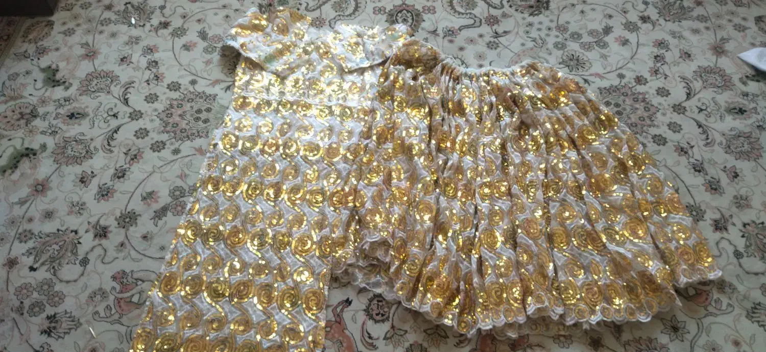 لباس محلی طلایی پولکی|لباس|شیراز, شهرک ولیعصر|دیوار