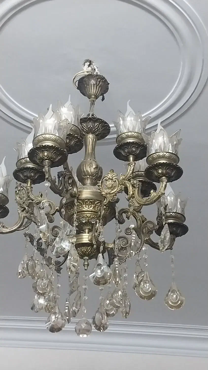 لوستر|لوستر و چراغ آویز|تهران, ارامنه|دیوار