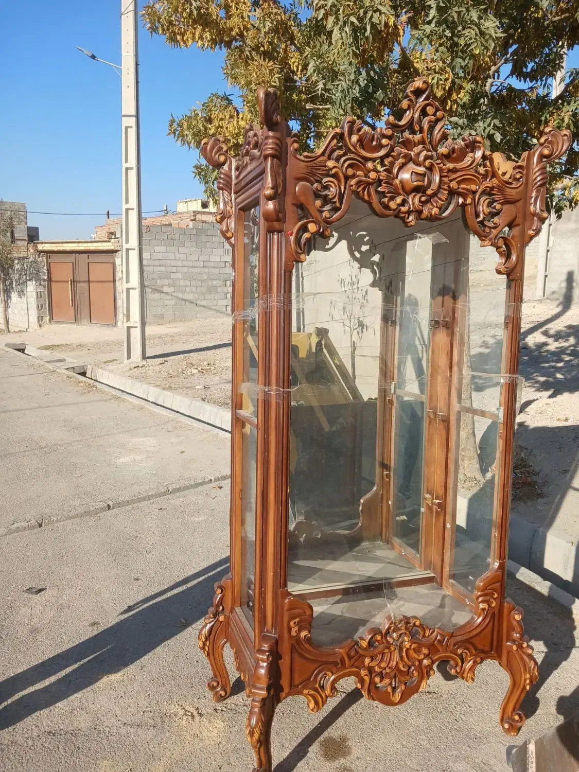 بوفه چوبی|بوفه، ویترین، کنسول|خسروشاه, |دیوار