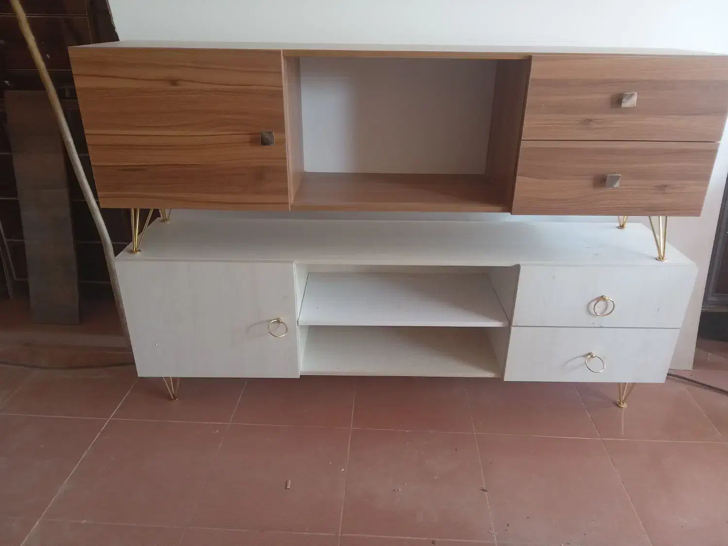 انواع زیرتلویزیونی جاکفشی دراور کمد...|مبلمان خانگی و میز عسلی|صدرا-فارس, فاز ۱|دیوار