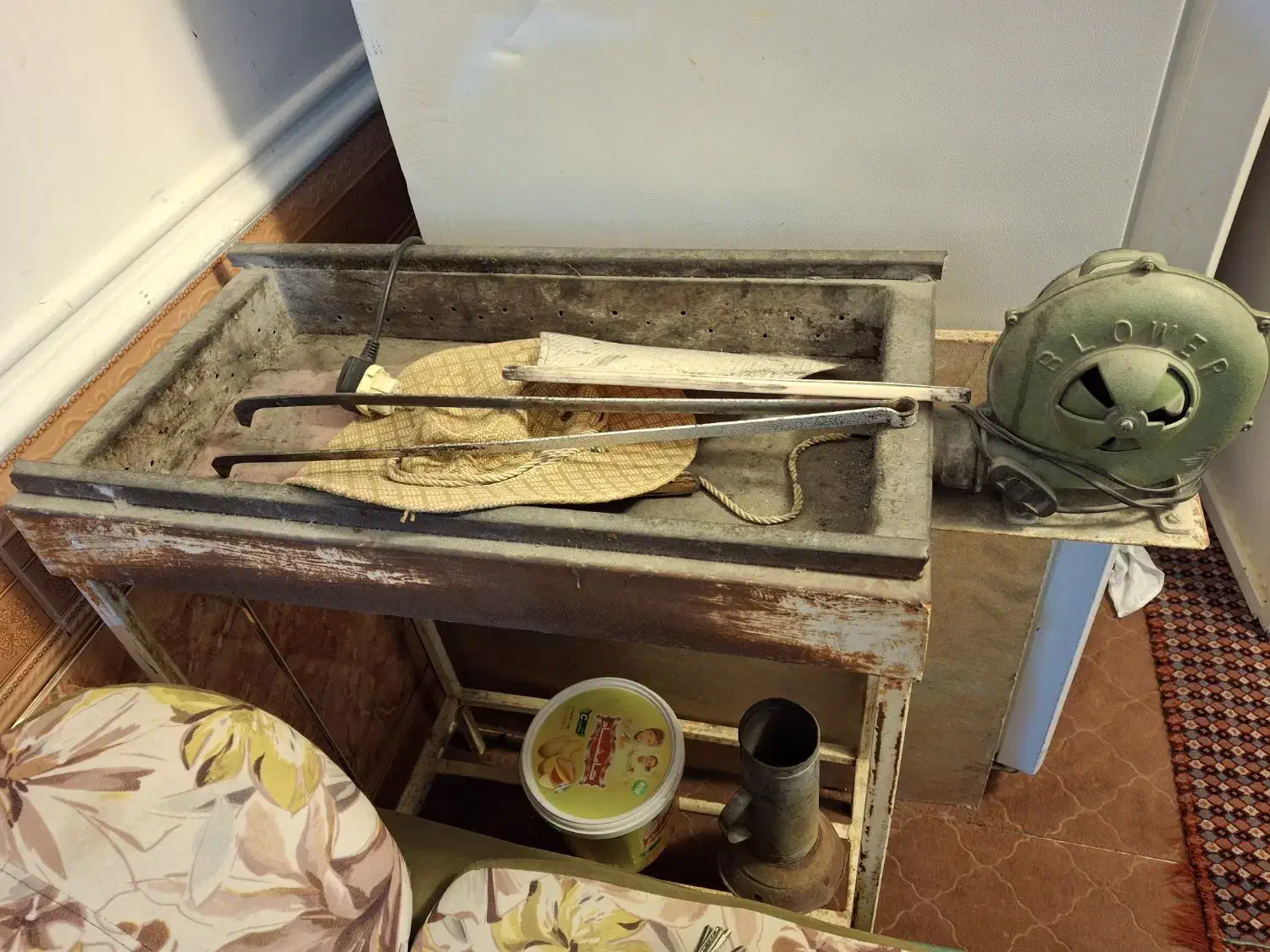 منقل کبابی بزرگ همراه یا دمنده|اجاق گاز و لوازم برقی پختوپز|شیراز, چنچنه|دیوار