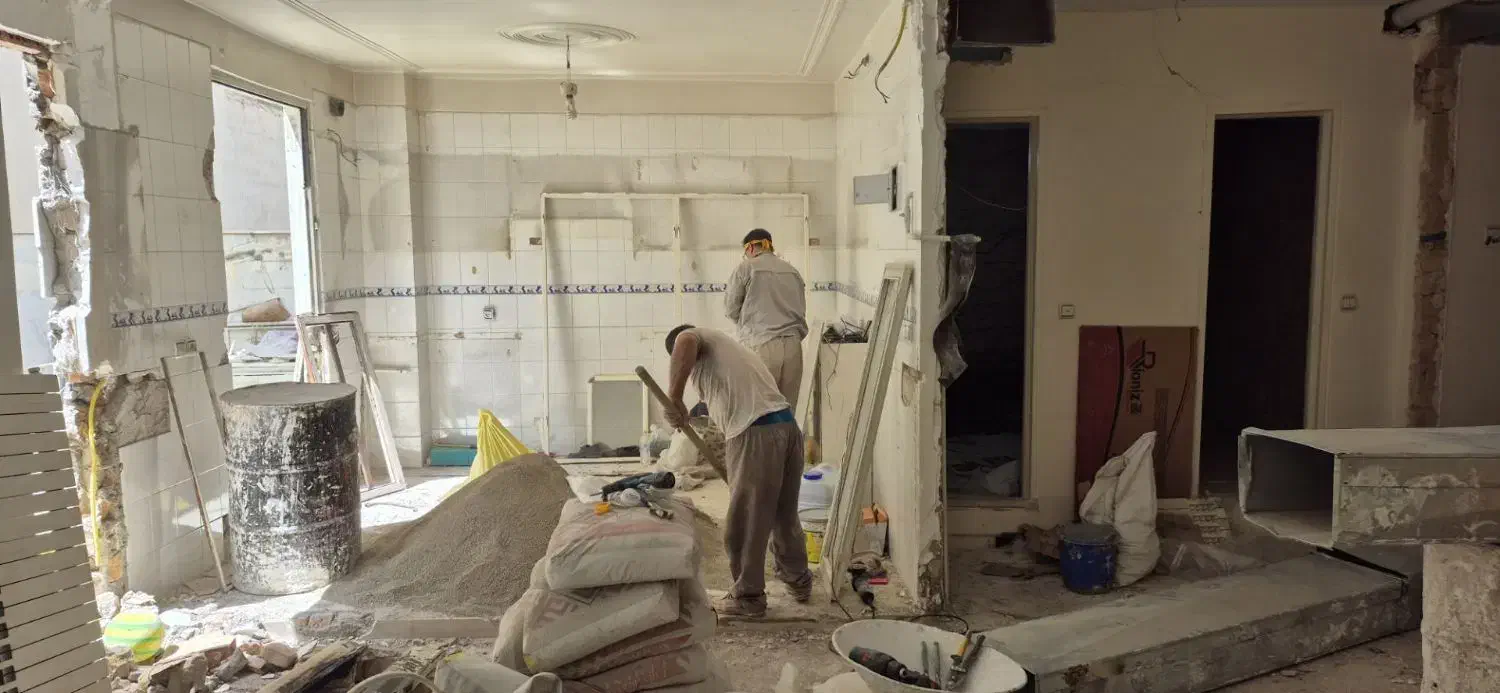 بازسازی  داخلی  ساختمان|خدمات پیشه و مهارت|بومهن, |دیوار