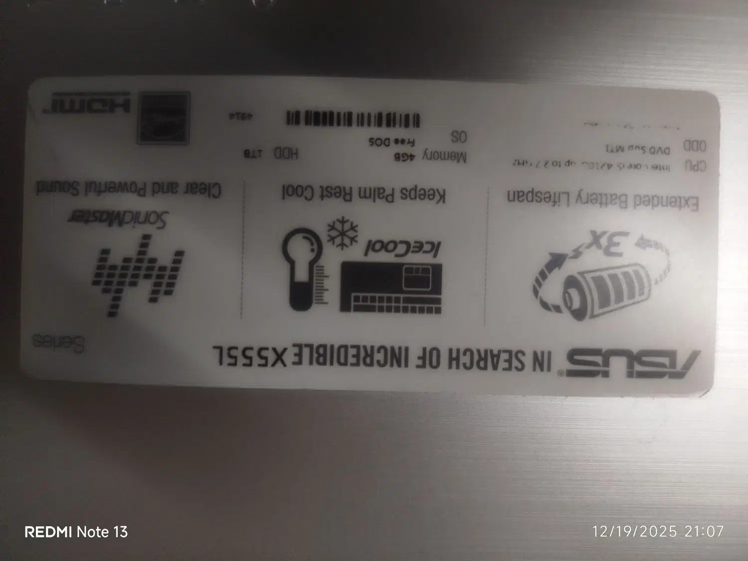 لپ تاپ ایسوس|رایانه همراه|اهواز, زندوکیلی|دیوار