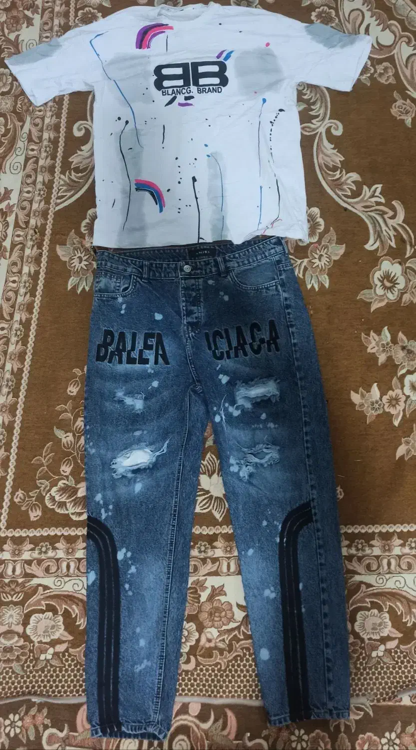 تی شرت لش و شلوار لی|لباس|بروجرد, |دیوار