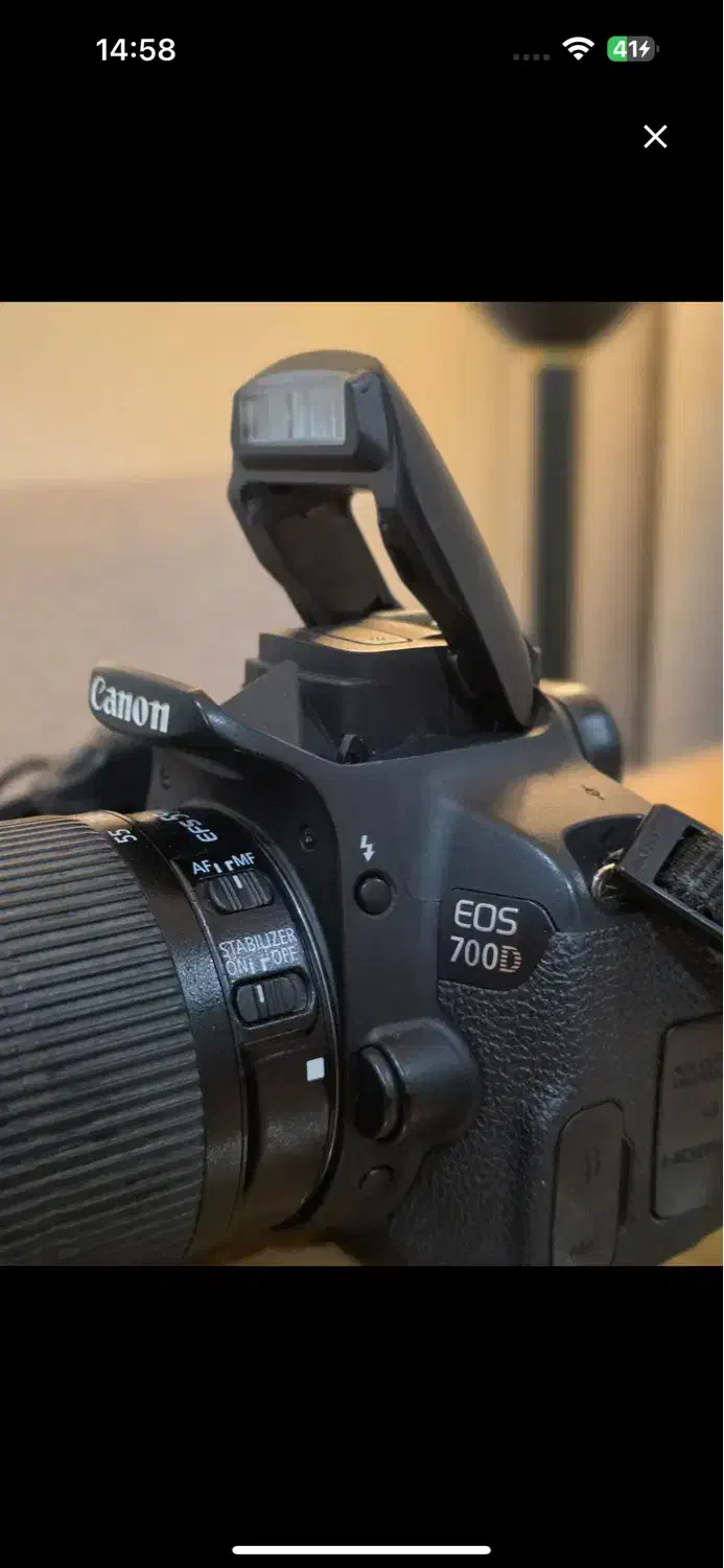 دوربین کنون ۷۰۰d لنز ۱۸ ۵۵|دوربین عکاسی و فیلمبرداری|رشت, یخسازی|دیوار