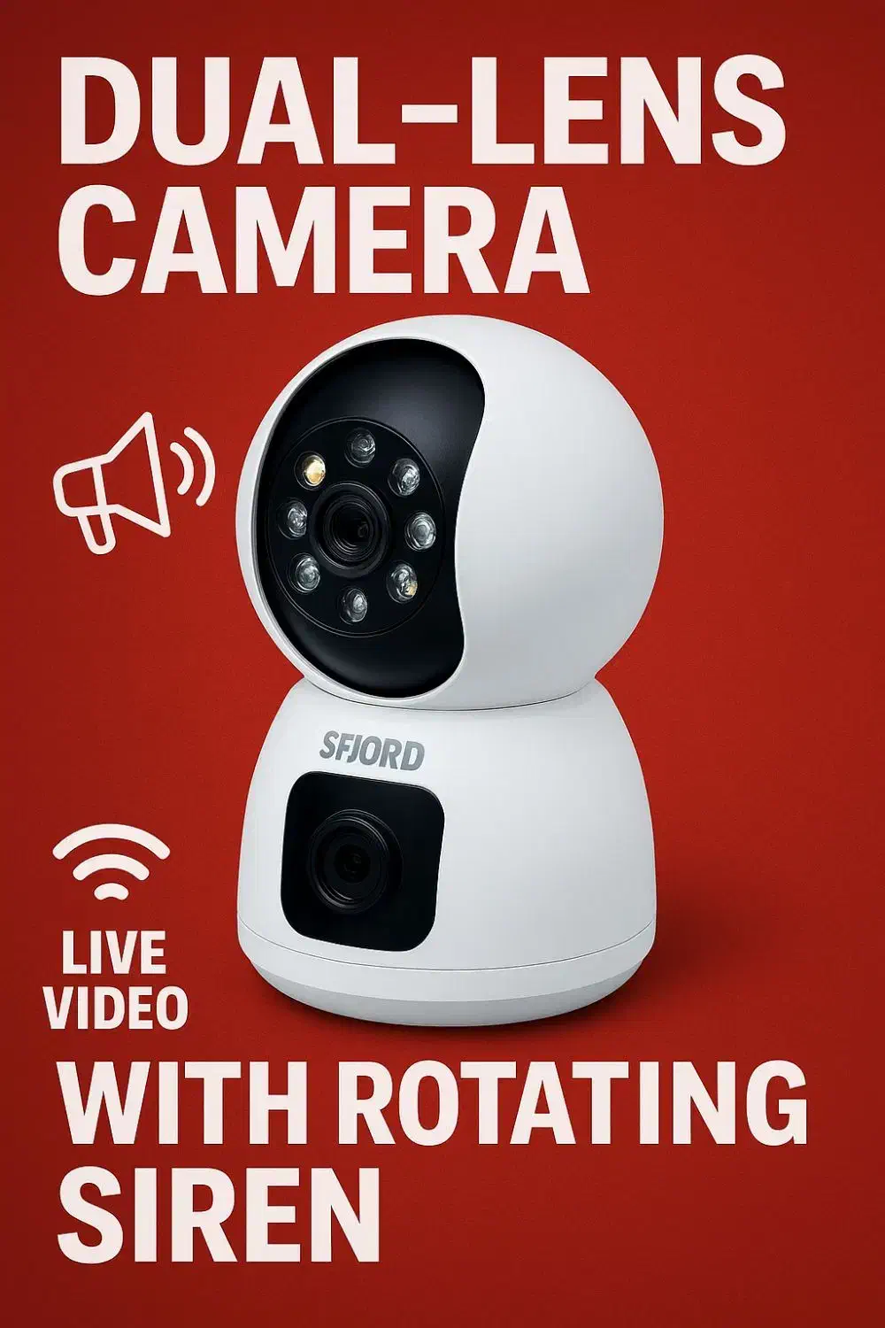 دوربین مداربسته هوشمند فول‌آپشن نصب رایگان|دوربین مداربسته|اراک, |دیوار