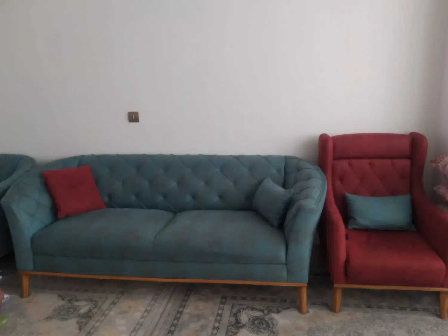 فروش مبلمان راحتی 7 نفره|مبلمان خانگی و میز عسلی|پاکدشت, خاتون آباد|دیوار