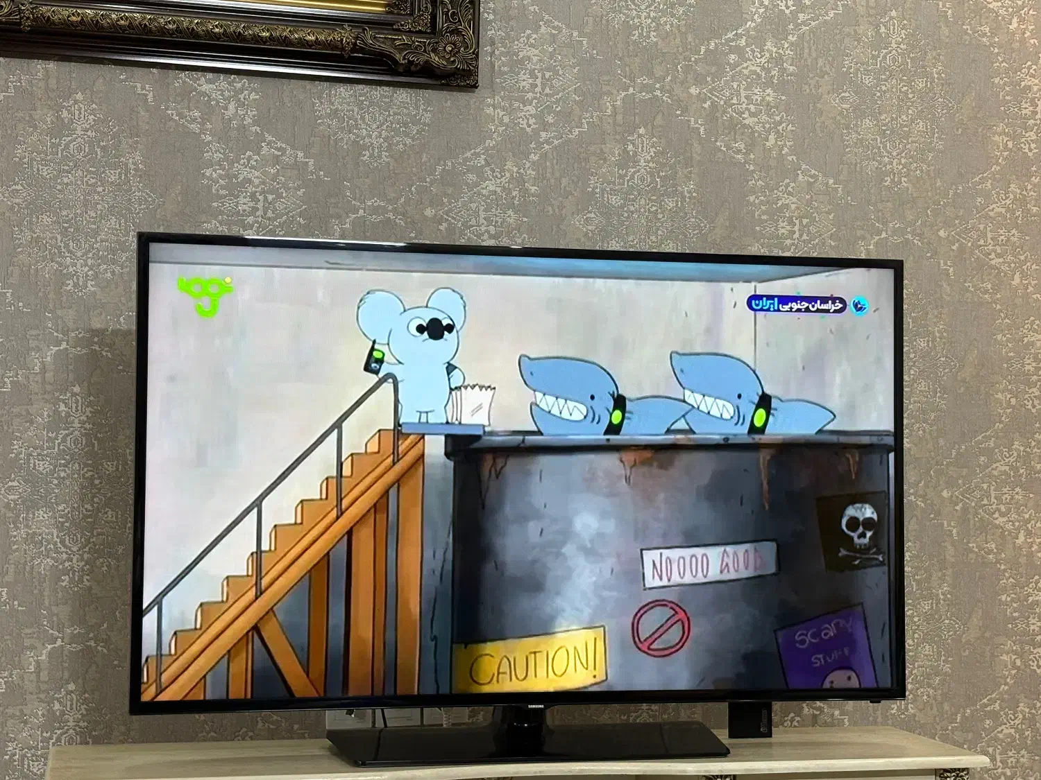 تی وی سامسونگ ۵۸اینچ هوشمند|تلویزیون و پروژکتور|مشهد, عامل|دیوار