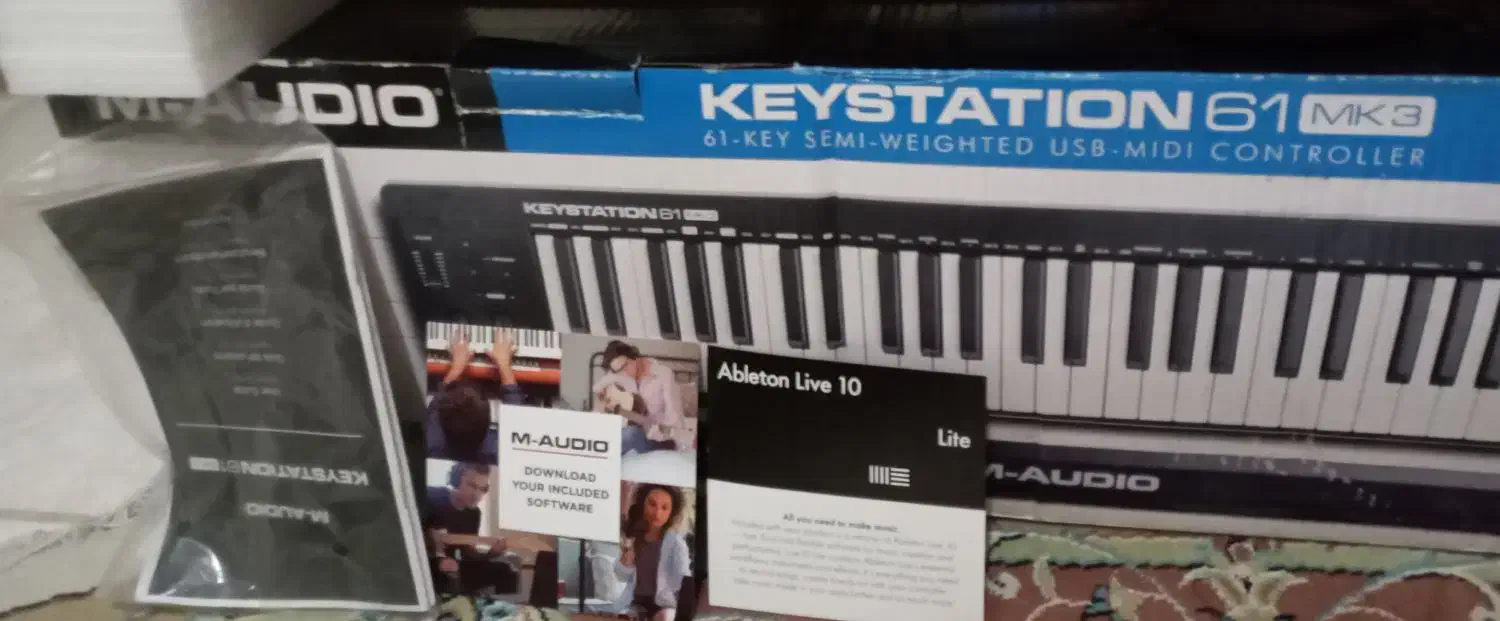 میدی کنترلر M-AUDIO KEYSTATION 61 MK3|پیانو، کیبورد، آکاردئون|تهران, شارق|دیوار