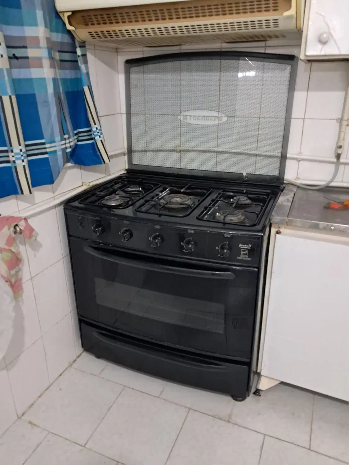 گاز ۵ شعله طرح فر|اجاق گاز و لوازم برقی پختوپز|گرگان, |دیوار