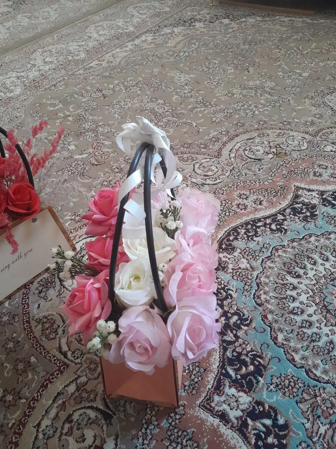 دوتا سبد گل زیبا مصنوعی|گل مصنوعی|ری, شهید بهشتی|دیوار