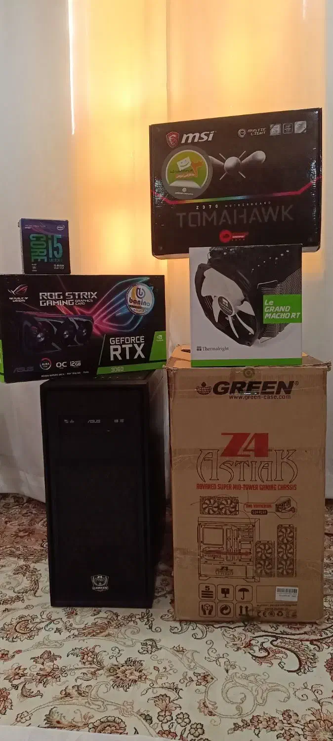 فروش کیس با قطعات داخلی با ضمانت کتبی|رایانه رومیزی|شیراز, بعثت|دیوار