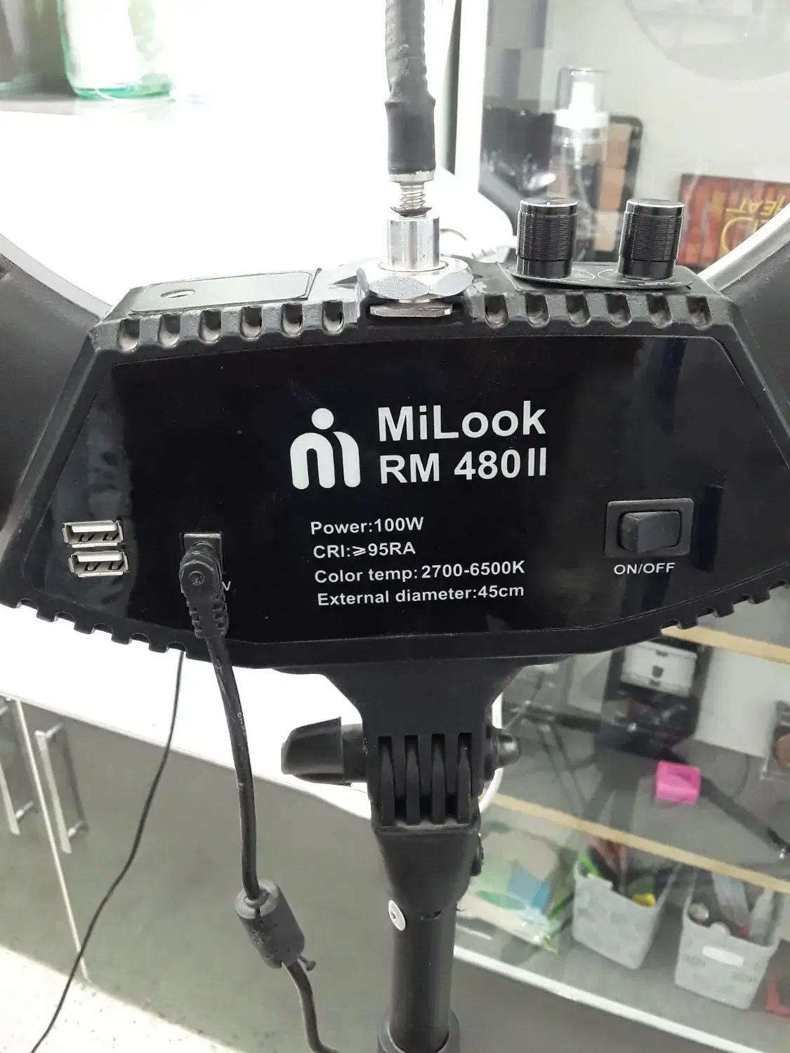 رینگ لایت پایه دارقیمت توافقی|دوربین عکاسی و فیلمبرداری|نورآباد, |دیوار