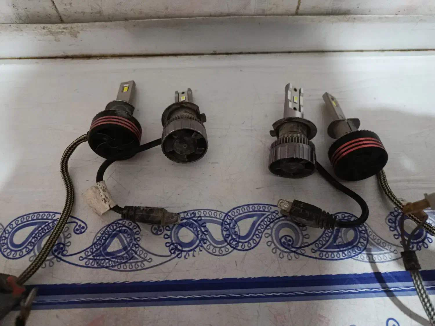 دوجفت چراغ هدلایت|قطعات یدکی و لوازم جانبی|بندر کنگان, |دیوار