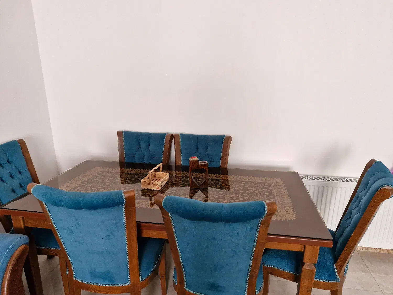 میز نهارخوری|میز و صندلی غذاخوری|رامسر, |دیوار