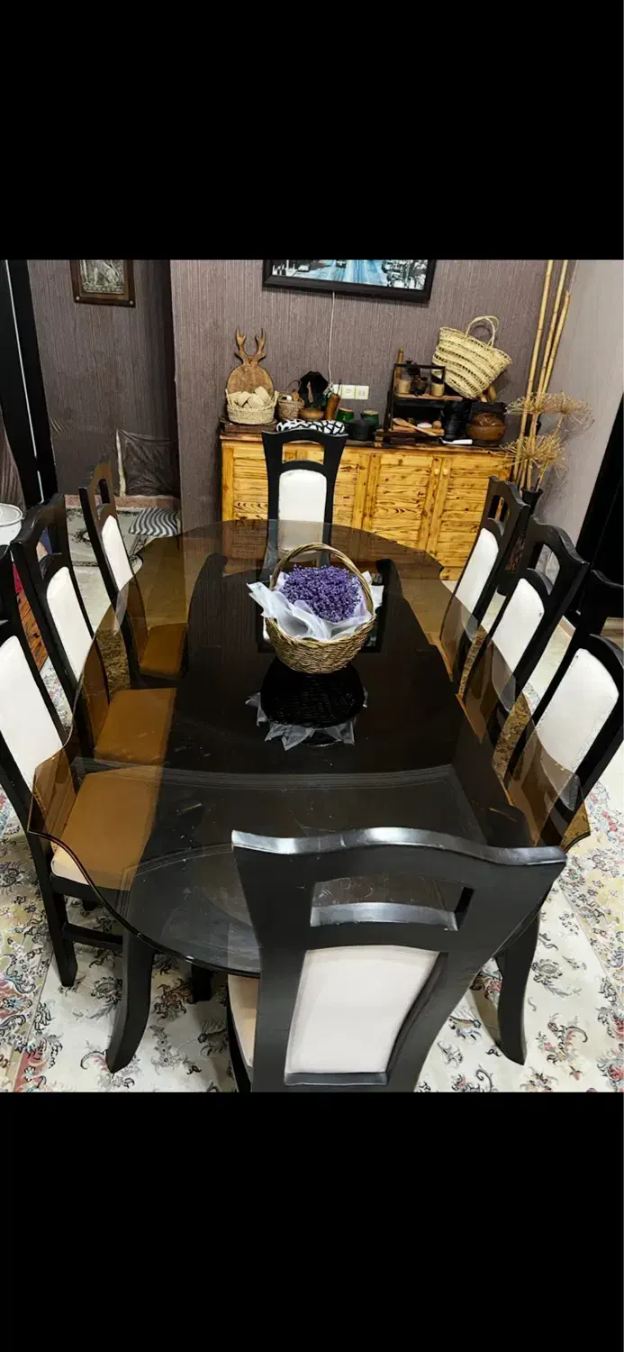 میز ناهارخوری ۸ نفره|مبلمان خانگی و میز عسلی|نوشهر, |دیوار