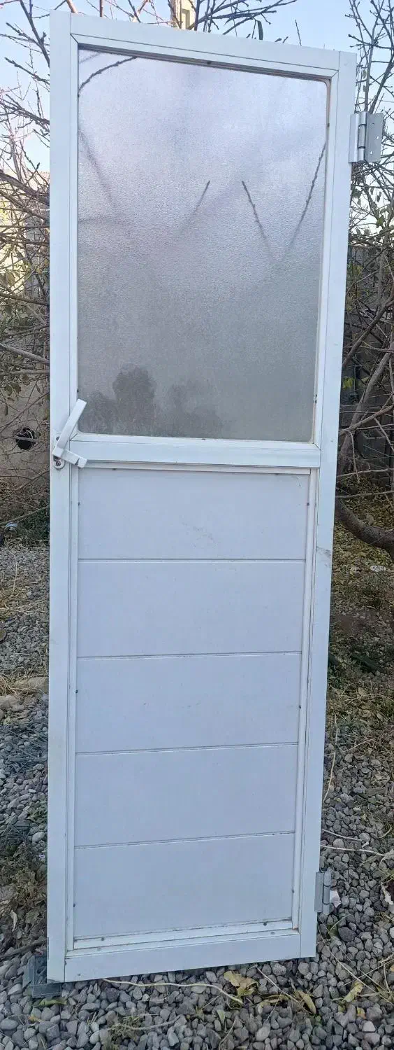 دوعدد درب آلومینیوم دستشویی حموم|مصالح و تجهیزات ساختمان|سراجو, |دیوار