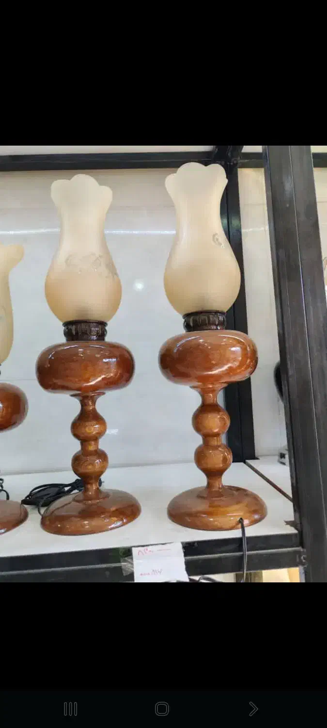 چراغ شب خواب چوبی|چراغ خواب و آباژور|تبریز, |دیوار