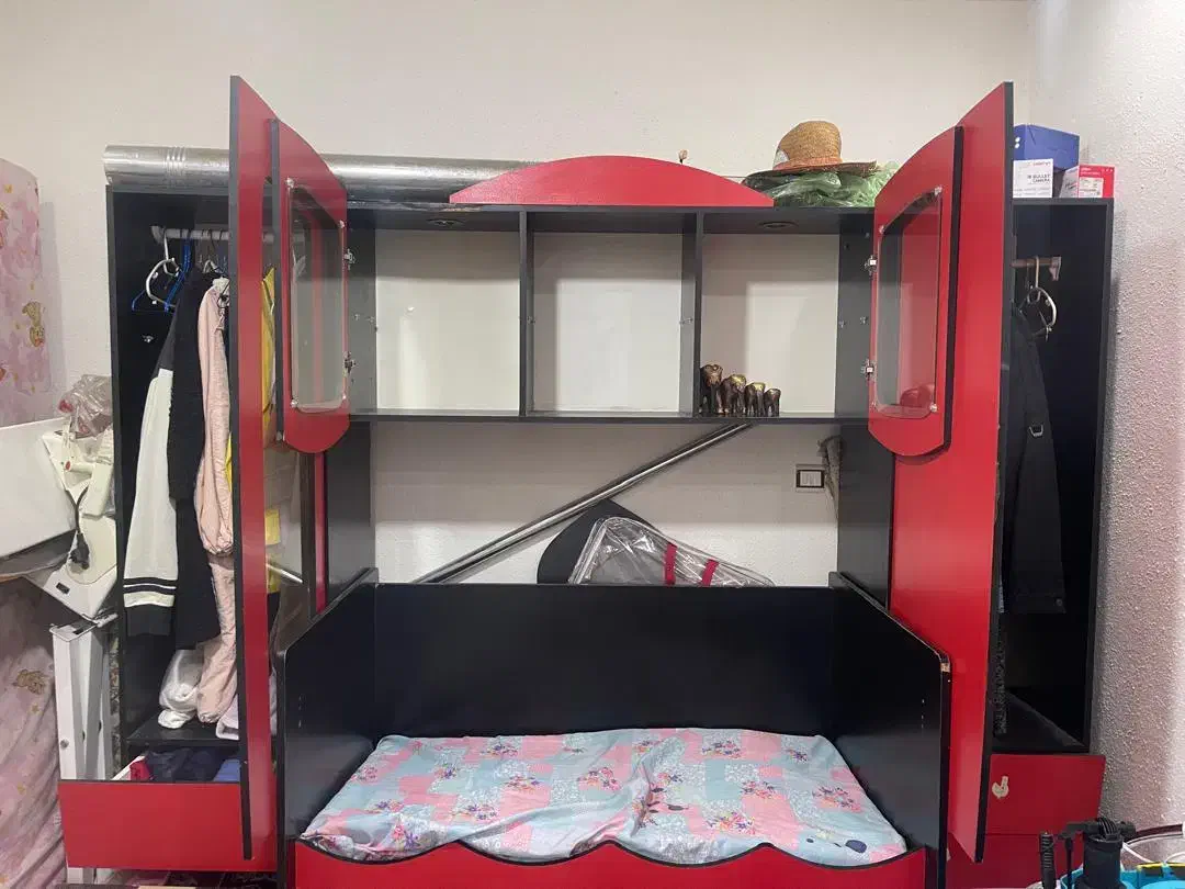 کمدوتخت خواب بچه|تخت و صندلی بچه|دابودشت, |دیوار