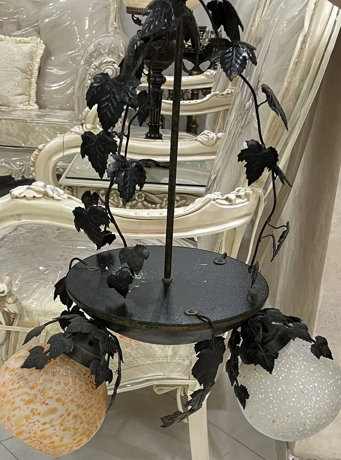 لوستر|لوستر و چراغ آویز|شهر ری, دیلمان|دیوار