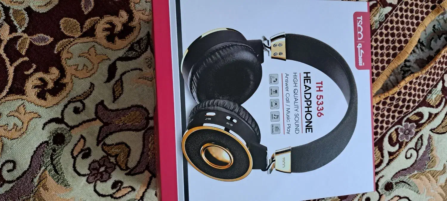 هدفون قهوه ای طلاییTH5336|پخشکننده همراه|تهران, عبدلآباد|دیوار