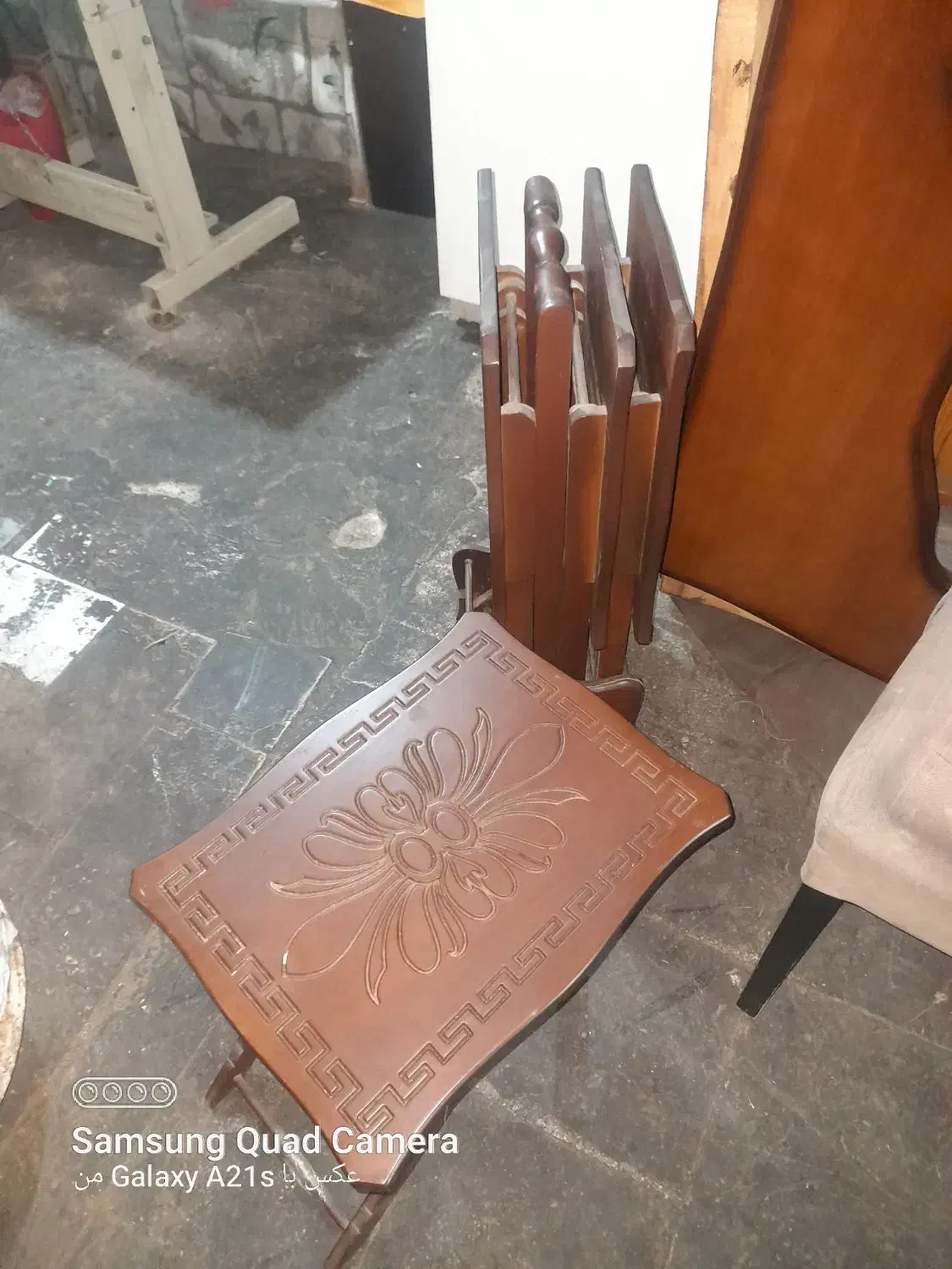 میز عسلی جلو مبل ۴تیکه همراه پایه نگه  دارنده|مبلمان خانگی و میز عسلی|پردیس, فاز ۸|دیوار