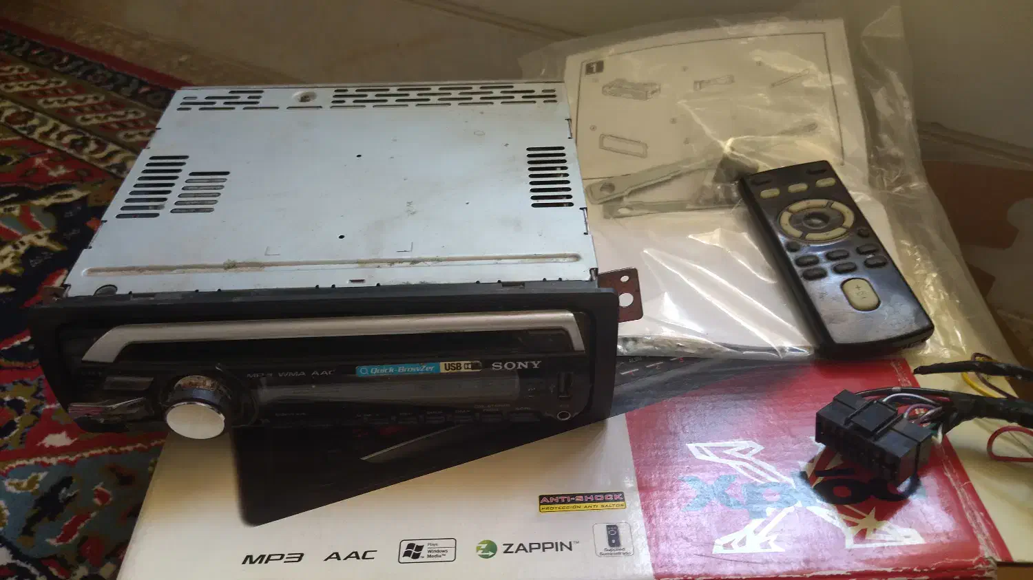 پخش کننده خودرو Sony|قطعات یدکی و لوازم جانبی|شیراز, تحویلی|دیوار