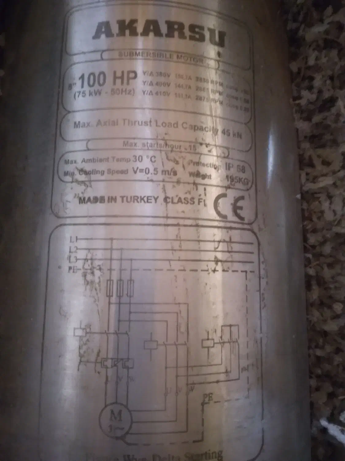 شناور  ترکیه  75کیلوات|ماشین‌آلات صنعتی|صوفیان, |دیوار