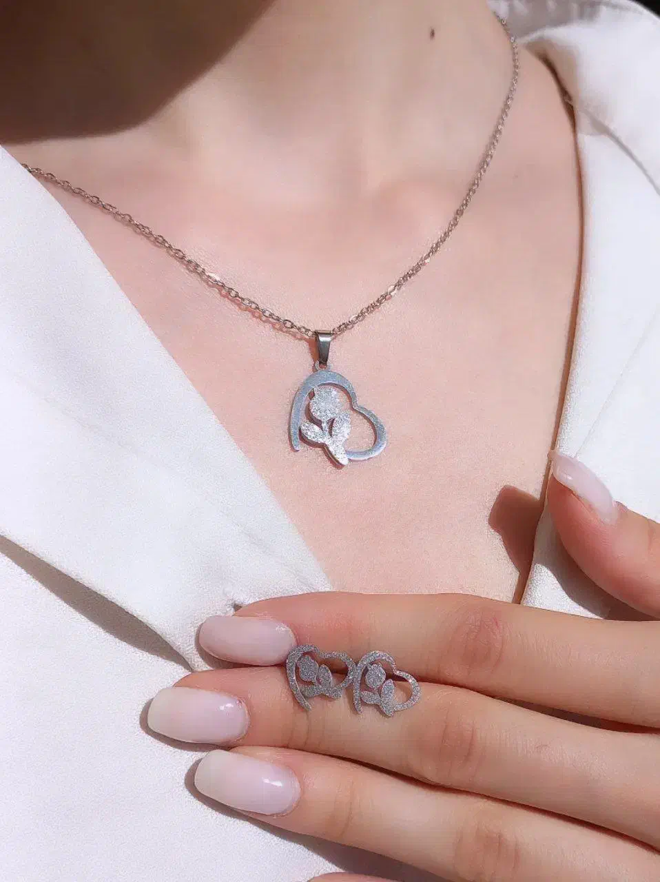 نیم ست های زنانه استیل رنگ ثابت بمناسبت روز مادر|بدلیجات|شاهینشهر, فردوسی|دیوار