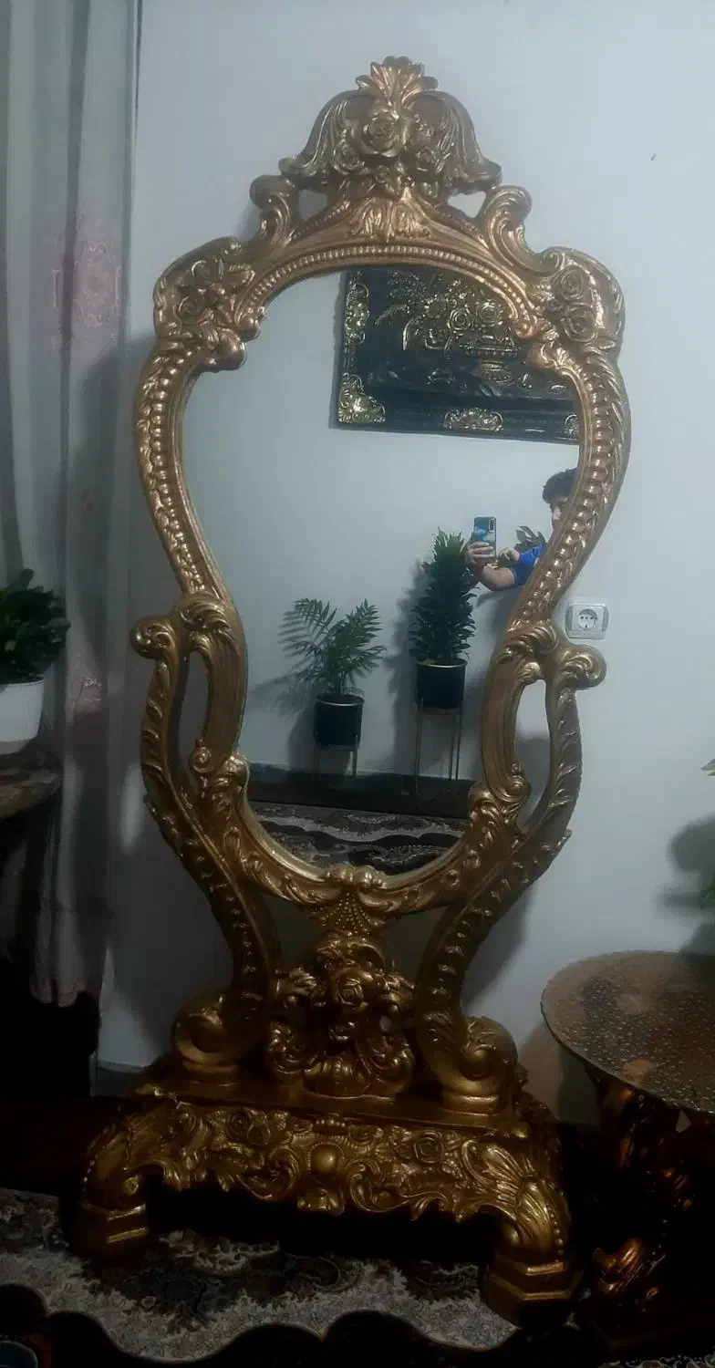 اینه قدی بزرگ سلطنتی|آرایشگاه و سالنهای زیبایی|ساری, |دیوار