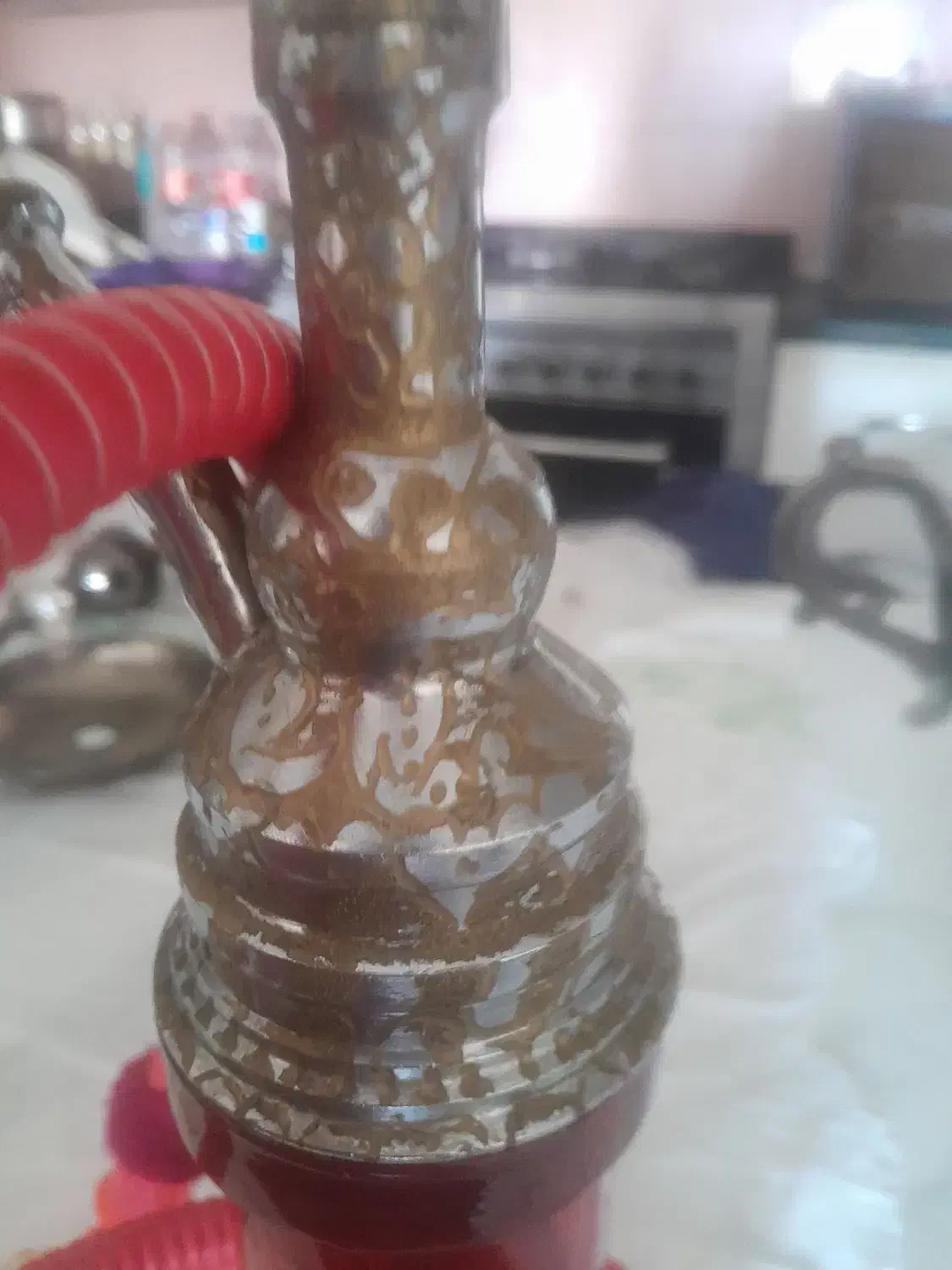 قلیان قلیون برنجی سنگین|کلکسیون و سرگرمی|فردیس, فردیس|دیوار