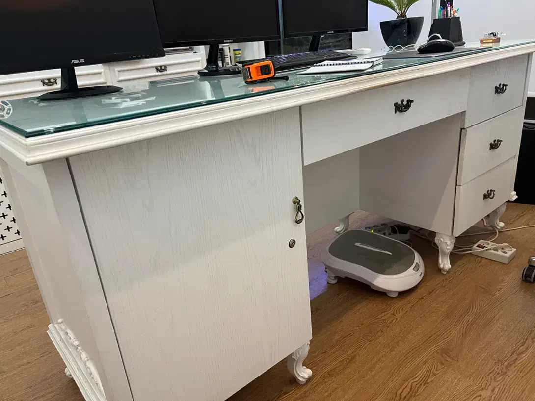 میز مدیریت، کار و تحریر کلاسیک روکش چوب و پلی استر|میز تحریر و کامپیوتر|مشهد, صیاد شیرازی|دیوار