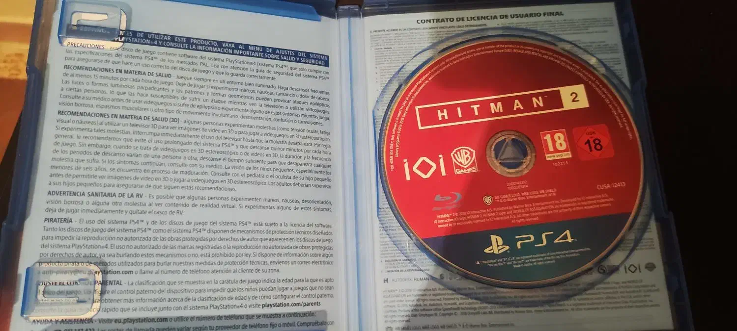 دیسک بازی هیتمن 2|کنسول، بازی ویدئویی و آنلاین|ابهر, |دیوار