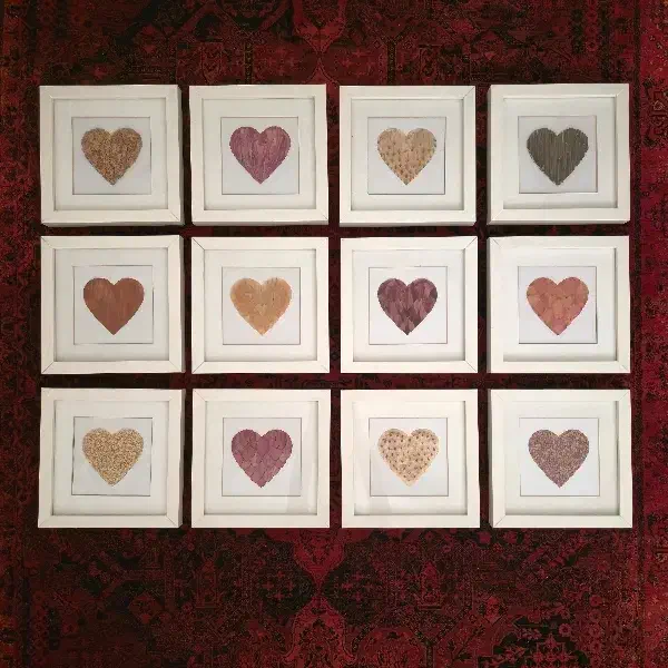 مجموعه تابلو کلکسیونی دست ساز با گلبرگ‌ها|صنایع دستی و سایر لوازم تزئینی|تهران, شهرک غرب|دیوار