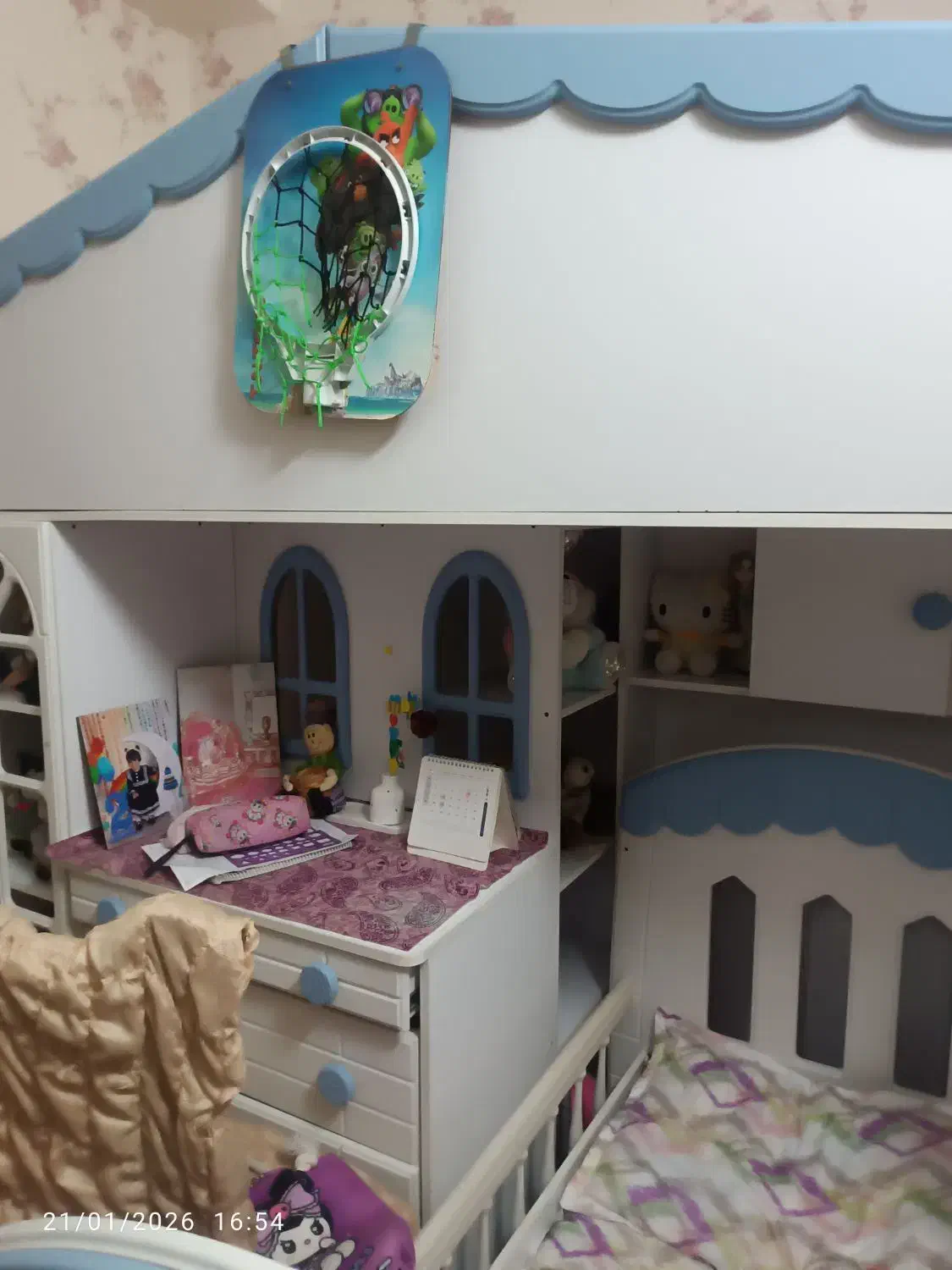 تخت دوطبقه تخت|تخت و صندلی بچه|قرچک, زیبا شهر|دیوار