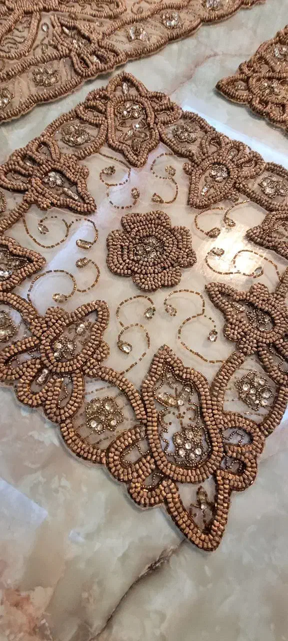 سته رومیزی ۴تیکه.کاردست|پرده، رانر، رومیزی|تهران, جنت‌آباد شمالی|دیوار