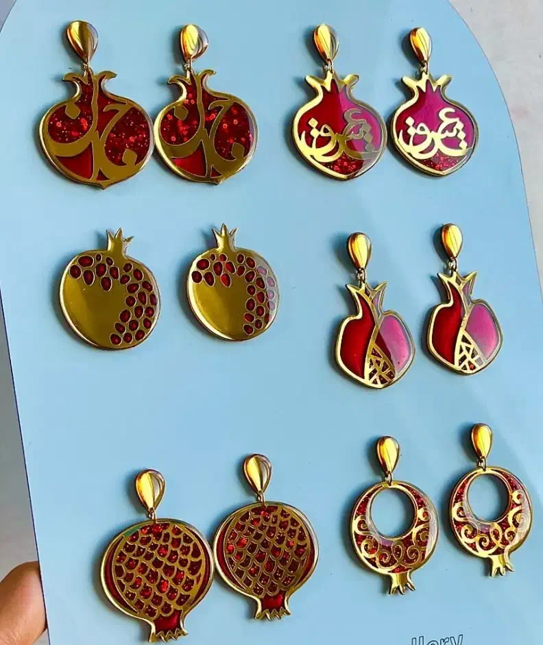 اکسسوری گوشواره وست کامل رزینی  و....|زیورآلات و اکسسوری|آستانه اشرفیه, |دیوار