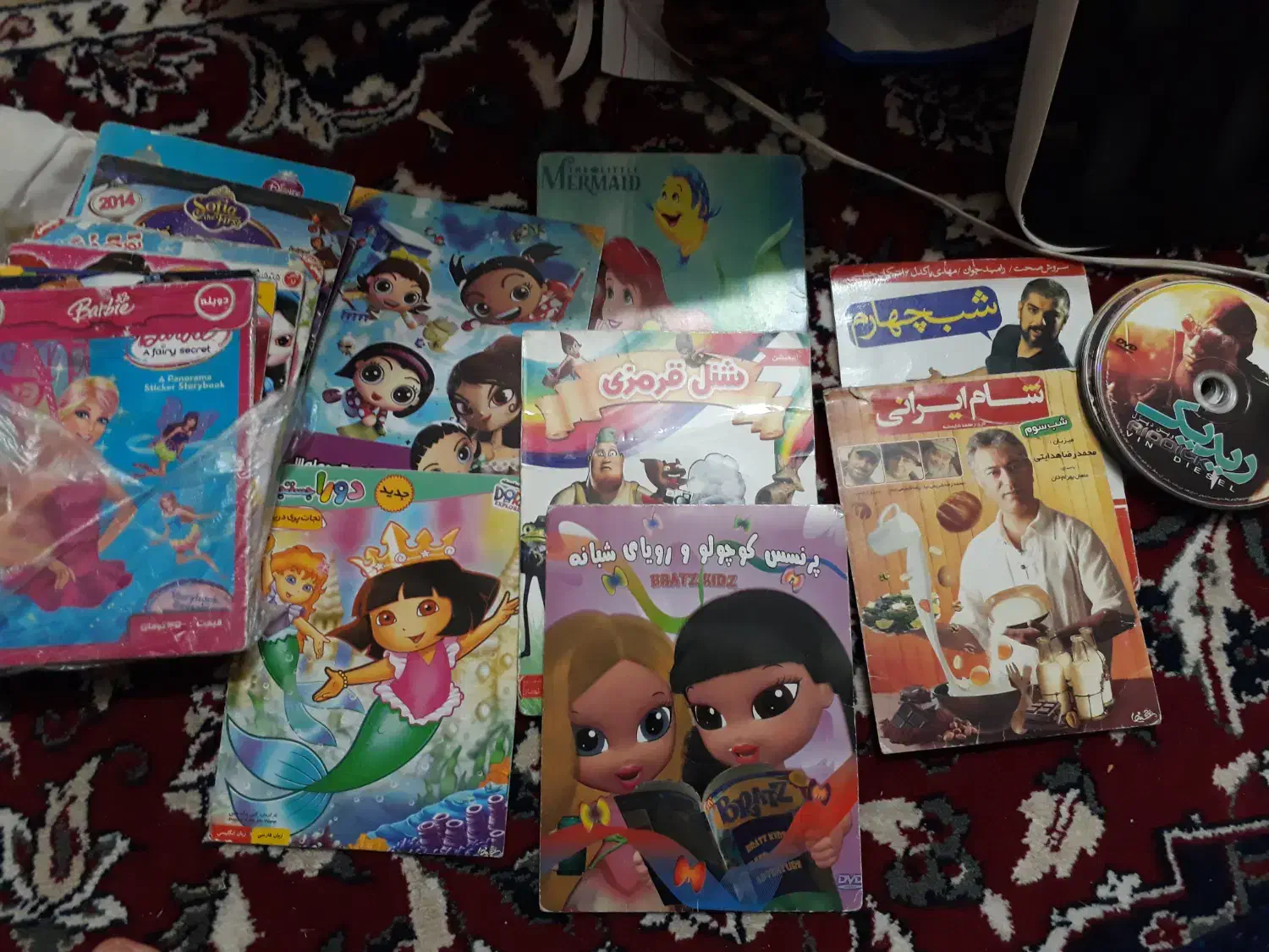 سی دی کارتون و فیلم ایرانی CD DVD|فیلم و موسیقی|اصفهان, پل شریعتی|دیوار