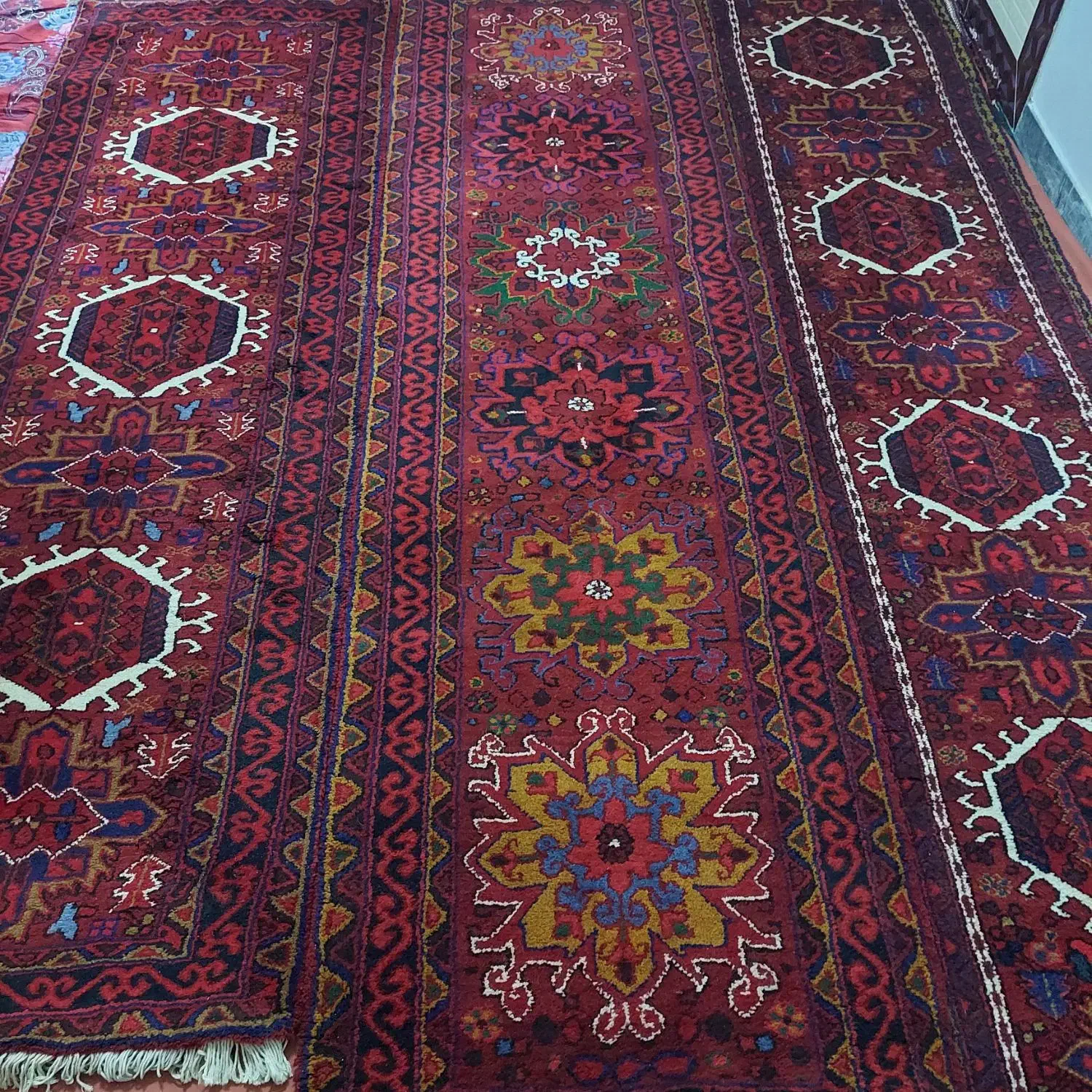 ۳ عدد فرش کناره|فرش|اهر, |دیوار