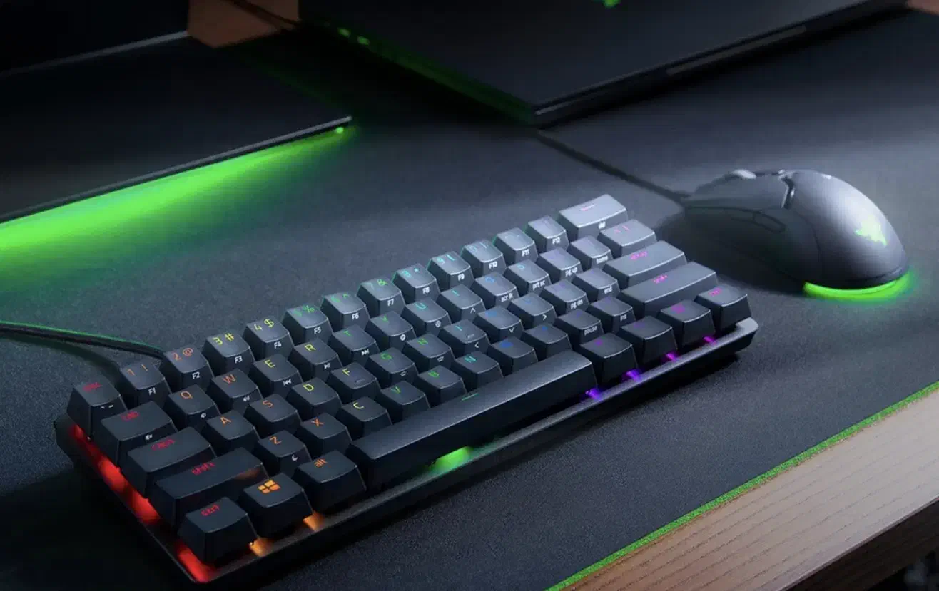 کیبورد فول مکانیکال گیمینگ ریزر (Huntsman Mini|قطعات و لوازم جانبی رایانه|اهواز, زیتون کارمندی|دیوار