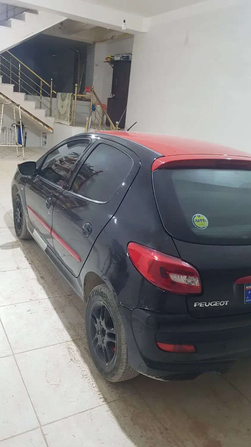 ۲۰۷اتومات مشکی|خودرو سواری و وانت|سرپل ذهاب, |دیوار