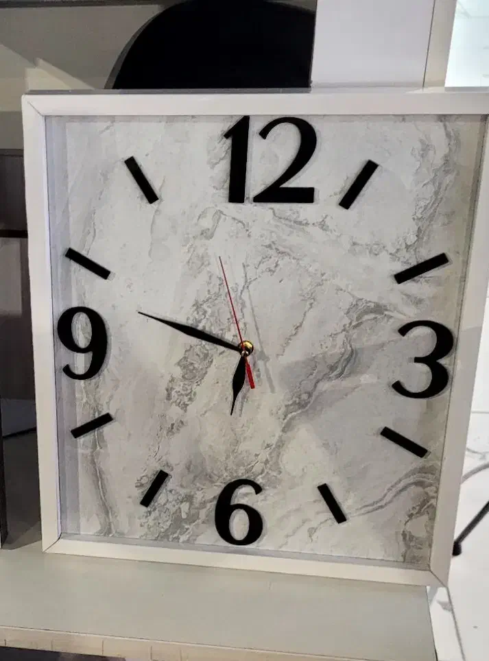 ساعت دیواری ام دی اف طرح سنگ تازه ساخته شده|ساعت دیواری و تزئینی|بجنورد, |دیوار