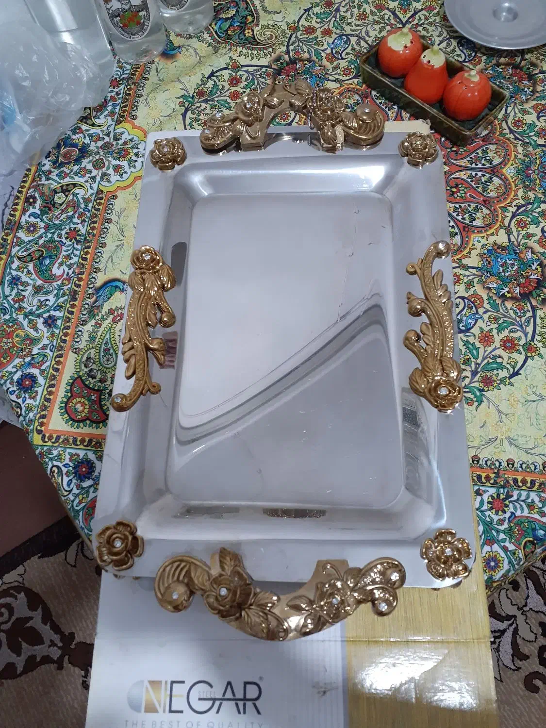 سینی چای|ظروف سرو و پذیرایی|خرمدره, |دیوار