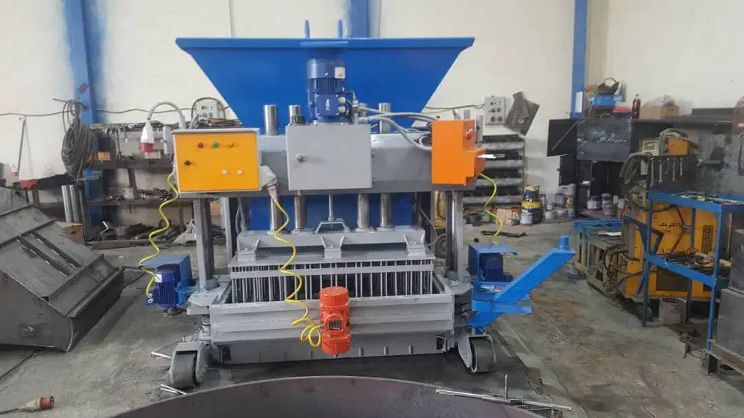 نیمه اتومات ویبره روغنی بلوک زن تمام هیدرولیک|ماشینآلات صنعتی|قزوین, |دیوار