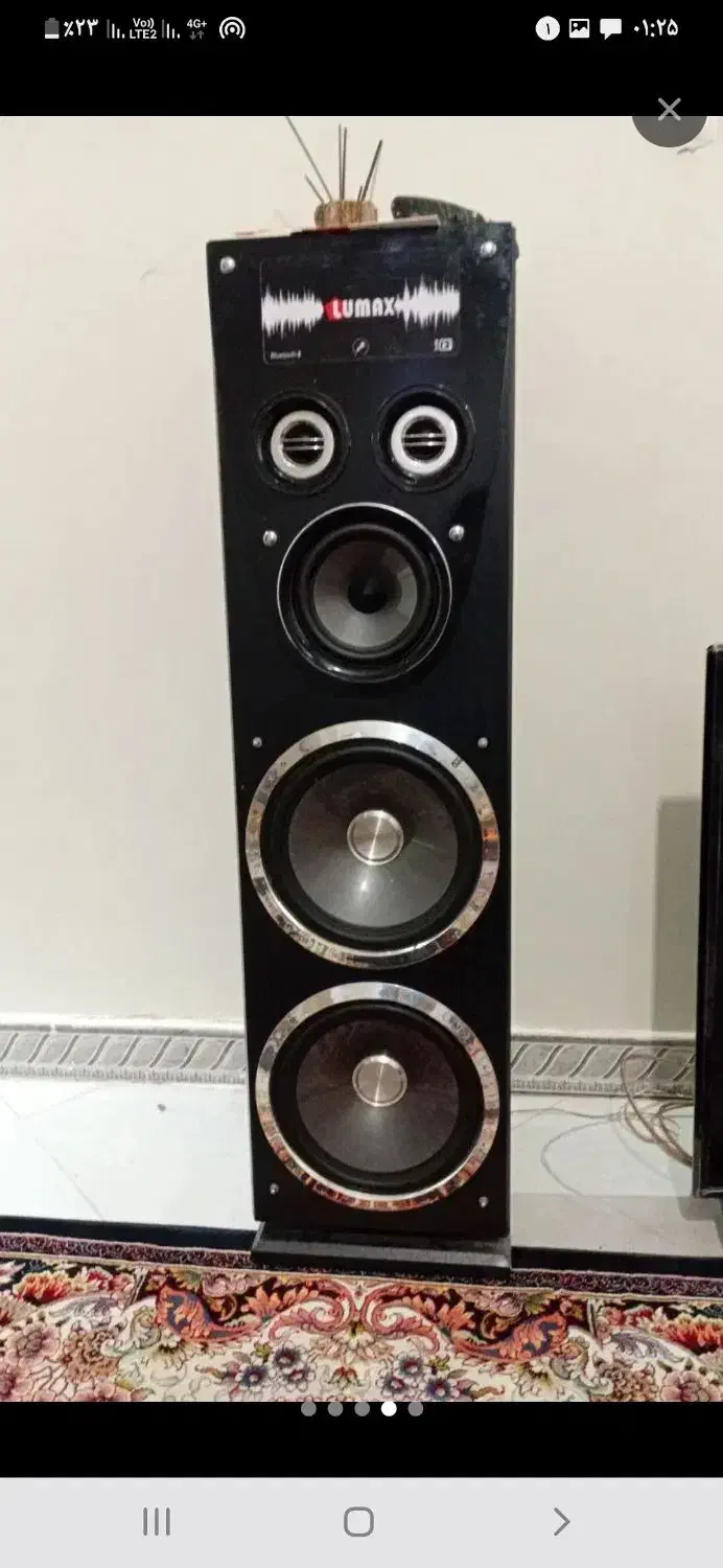 سینماخانگی لومکس سالم درحدبلوتوث دارورادیو|سیستم صوتی خانگی|سنقر, |دیوار