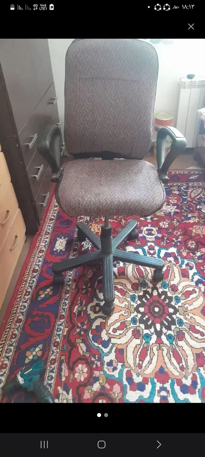 صندلی چرخ.دار|صندلی و نیمکت|فلاورجان, |دیوار